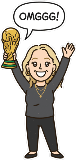 Trophy sticker